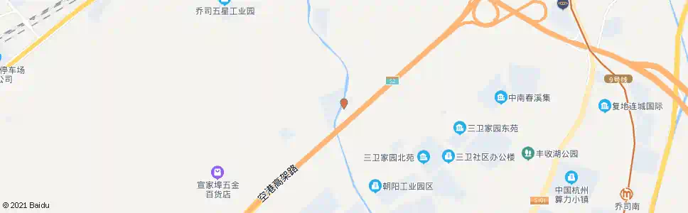 杭州朝阳村_公交站地图_杭州公交_妙搜公交查询2025