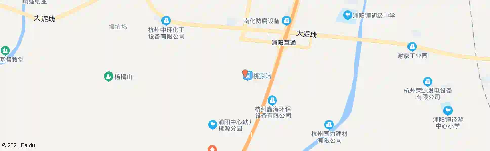 杭州桃源公交站_公交站地图_杭州公交_妙搜公交查询2025