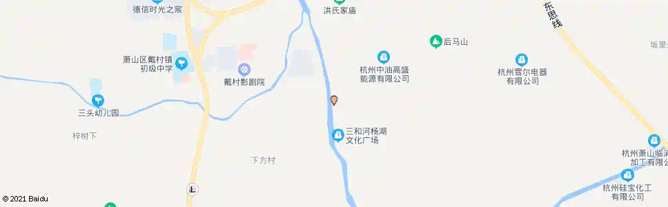 杭州河杨湖_公交站地图_杭州公交_妙搜公交查询2025