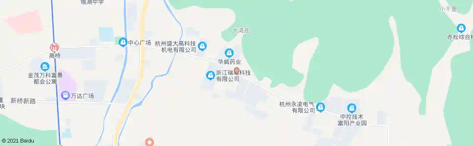杭州谢墓村_公交站地图_杭州公交_妙搜公交查询2025