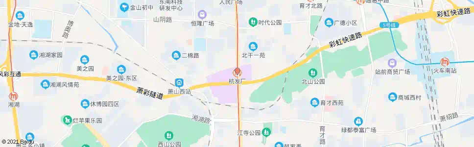 杭州杭发厂站_公交站地图_杭州公交_妙搜公交查询2025