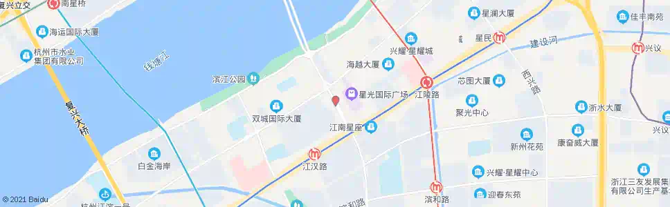 杭州江晖路丹枫路口_公交站地图_杭州公交_妙搜公交查询2025
