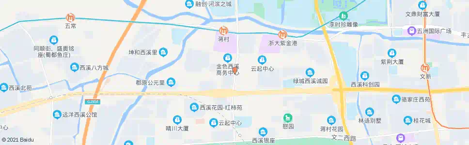 杭州紫霞街花蒋路口_公交站地图_杭州公交_妙搜公交查询2025