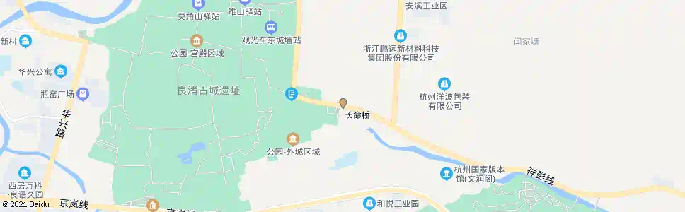 杭州长命桥_公交站地图_杭州公交_妙搜公交查询2025