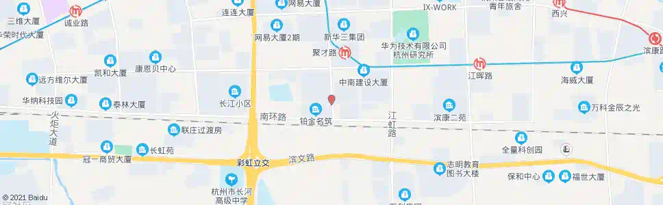 杭州长河路绿香街口_公交站地图_杭州公交_妙搜公交查询2025