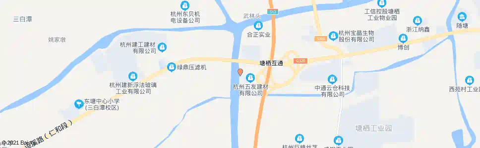 杭州塘栖大桥_公交站地图_杭州公交_妙搜公交查询2025