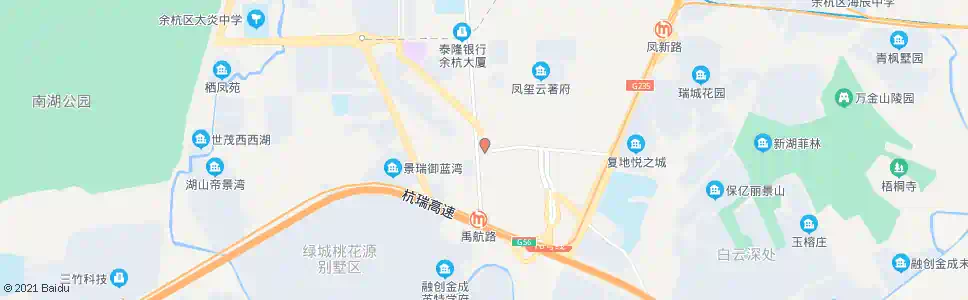 杭州华坞村委_公交站地图_杭州公交_妙搜公交查询2025