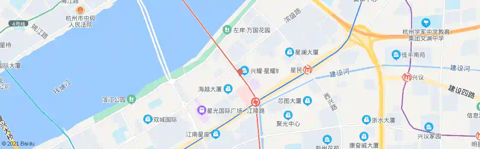 杭州星民村_公交站地图_杭州公交_妙搜公交查询2025