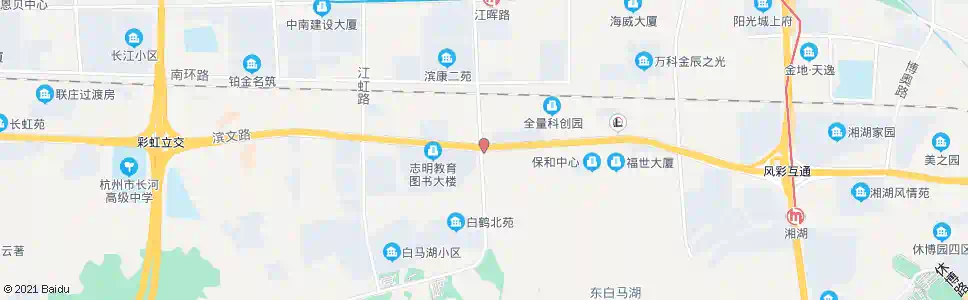 杭州江晖路滨文路口_公交站地图_杭州公交_妙搜公交查询2025