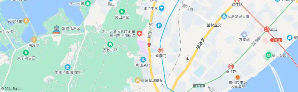 杭州六部桥_公交站地图_杭州公交_妙搜公交查询2025
