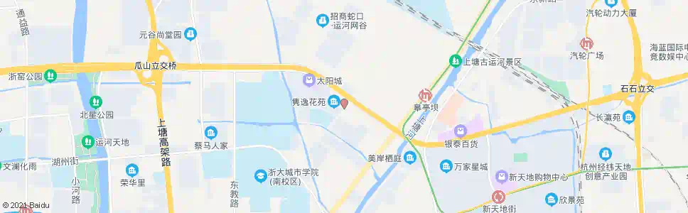 杭州隽家塘_公交站地图_杭州公交_妙搜公交查询2025