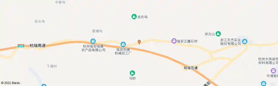 杭州台上路口_公交站地图_杭州公交_妙搜公交查询2025