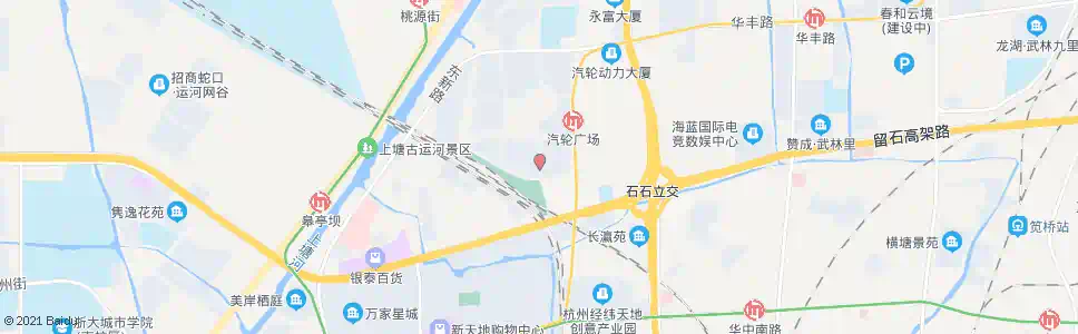 杭州北景芳洲苑南_公交站地图_杭州公交_妙搜公交查询2025