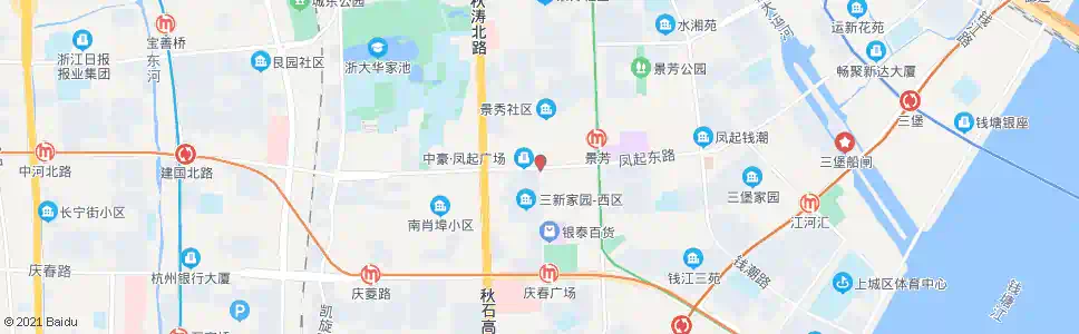 杭州凤起东路景昙路口_公交站地图_杭州公交_妙搜公交查询2025
