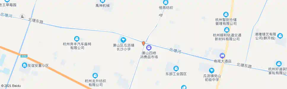 杭州长沙桥_公交站地图_杭州公交_妙搜公交查询2025