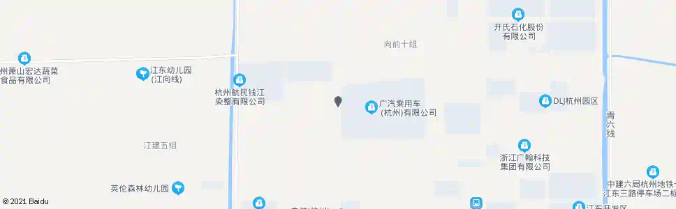 杭州青西三路江东五路口_公交站地图_杭州公交_妙搜公交查询2025