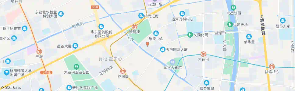 杭州渡驾桥村_公交站地图_杭州公交_妙搜公交查询2025