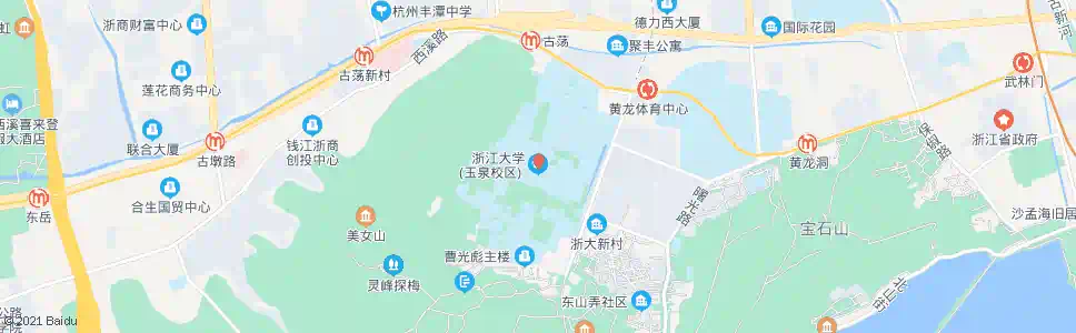 杭州浙大玉泉校区_公交站地图_杭州公交_妙搜公交查询2025