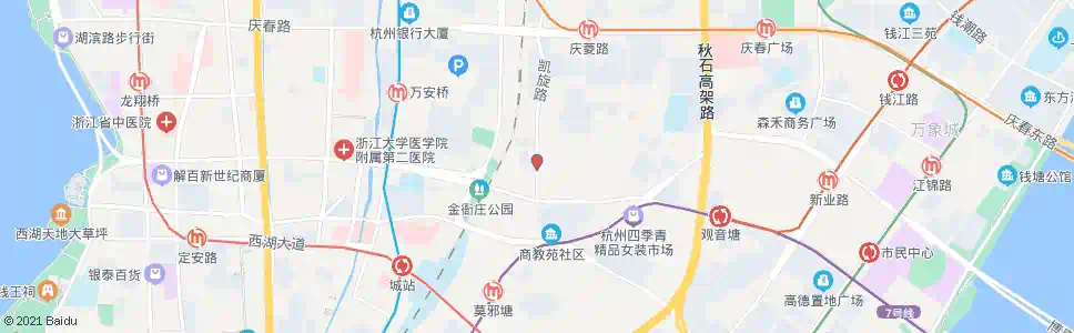 杭州凯铁新村_公交站地图_杭州公交_妙搜公交查询2025