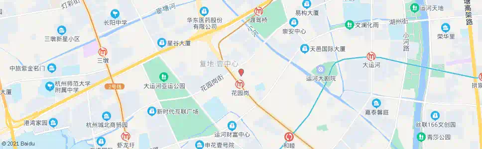 杭州华丰北_公交站地图_杭州公交_妙搜公交查询2025