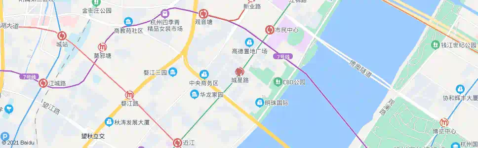 杭州富春路市民街口_公交站地图_杭州公交_妙搜公交查询2025