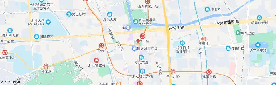 杭州武林广场_公交站地图_杭州公交_妙搜公交查询2025