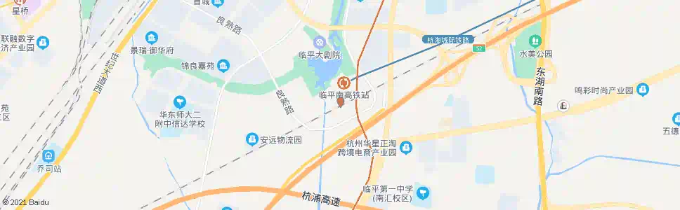 杭州临平南站(迎宾路)_公交站地图_杭州公交_妙搜公交查询2025