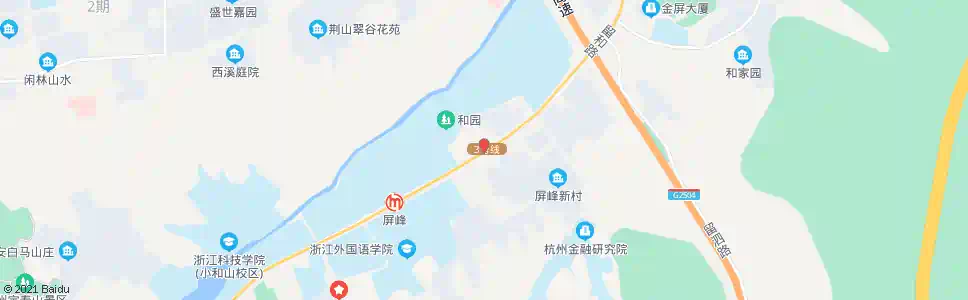 杭州留和路北口_公交站地图_杭州公交_妙搜公交查询2025