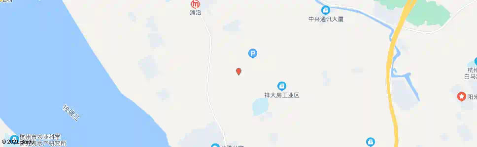 杭州浦沿公交停车场西_公交站地图_杭州公交_妙搜公交查询2025