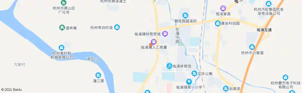 杭州临浦新站_公交站地图_杭州公交_妙搜公交查询2025