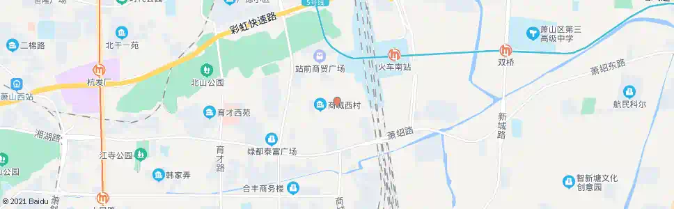 杭州萧山旧货市场_公交站地图_杭州公交_妙搜公交查询2025