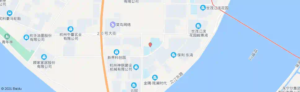 杭州启潮路秋潮路口_公交站地图_杭州公交_妙搜公交查询2025