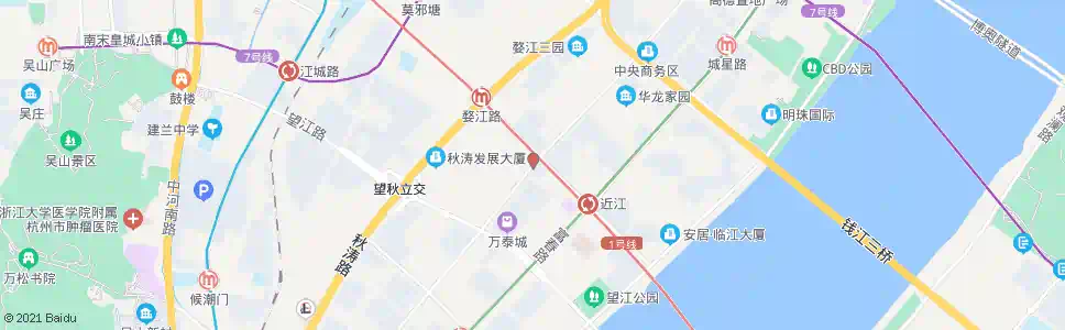 杭州钱江路婺江路口_公交站地图_杭州公交_妙搜公交查询2025