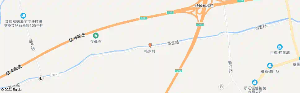 杭州红旗彩印厂_公交站地图_杭州公交_妙搜公交查询2025