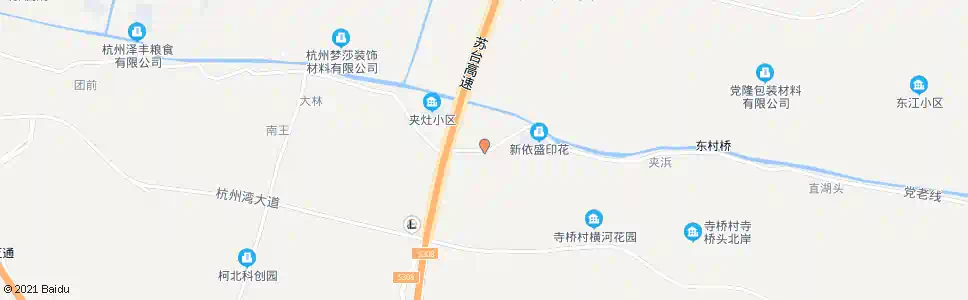 杭州夹灶_公交站地图_杭州公交_妙搜公交查询2025