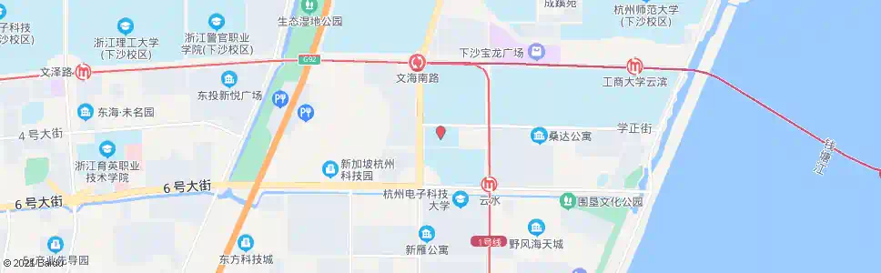 杭州文海实验学校_公交站地图_杭州公交_妙搜公交查询2025
