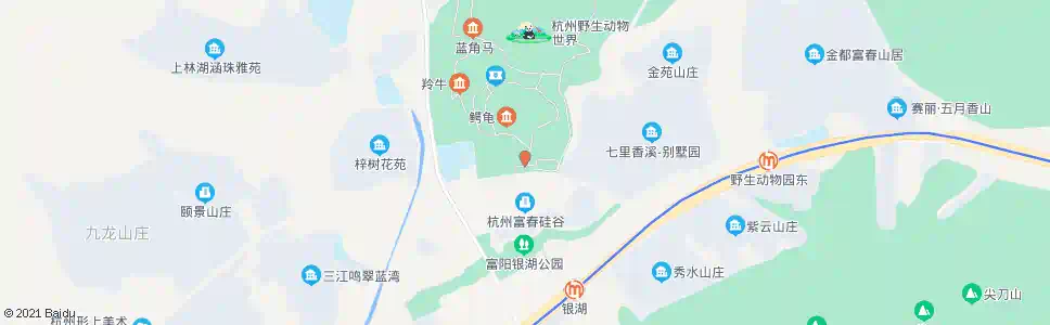 杭州野生动物世界南_公交站地图_杭州公交_妙搜公交查询2025