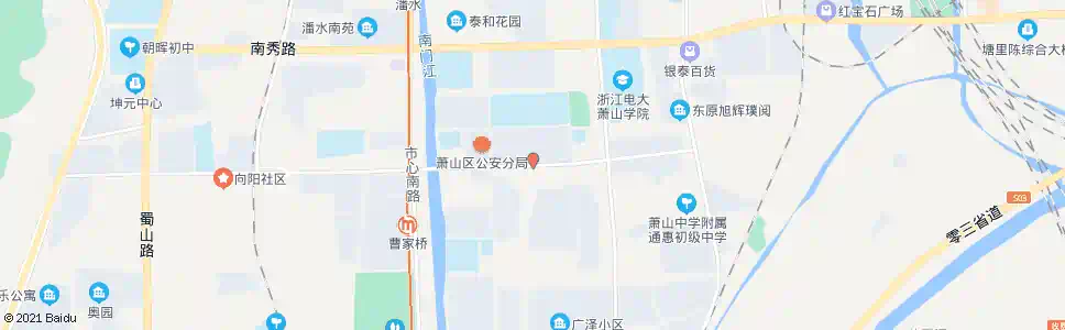 杭州晨晖路高桥路口_公交站地图_杭州公交_妙搜公交查询2025