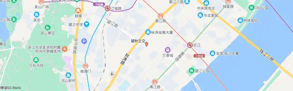 杭州大通桥东_公交站地图_杭州公交_妙搜公交查询2025