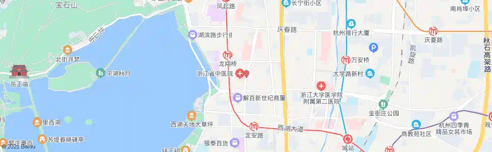 杭州井亭桥_公交站地图_杭州公交_妙搜公交查询2025