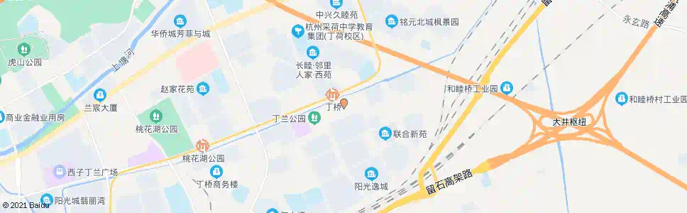 杭州后珠家苑_公交站地图_杭州公交_妙搜公交查询2025