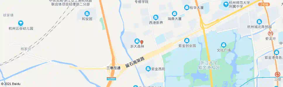 杭州西湖广告产业园_公交站地图_杭州公交_妙搜公交查询2025