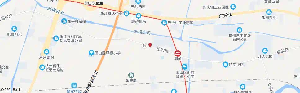杭州南庄王_公交站地图_杭州公交_妙搜公交查询2025