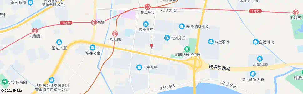 杭州杭乔路银堡街口_公交站地图_杭州公交_妙搜公交查询2025