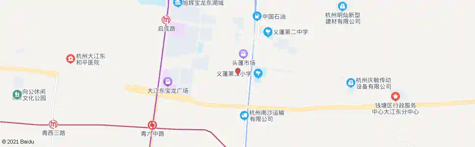 杭州头蓬中学_公交站地图_杭州公交_妙搜公交查询2025