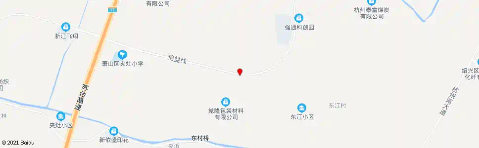 杭州东村_公交站地图_杭州公交_妙搜公交查询2025