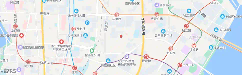 杭州采荷芙蓉邨_公交站地图_杭州公交_妙搜公交查询2025