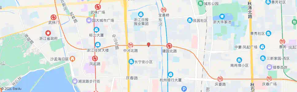 杭州凤起路新华路口_公交站地图_杭州公交_妙搜公交查询2025