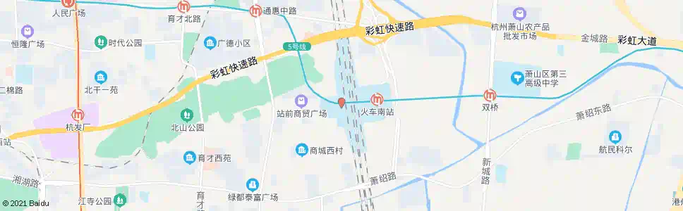 杭州浣纱路南_公交站地图_杭州公交_妙搜公交查询2025