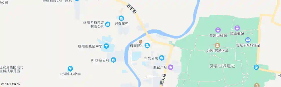 杭州瓶窑凤山村_公交站地图_杭州公交_妙搜公交查询2025